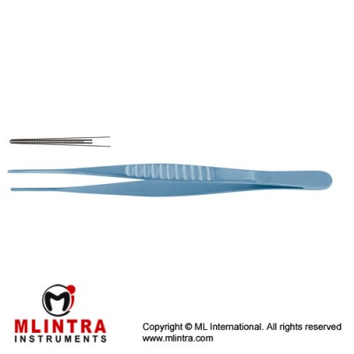 DeBakey Atrauma Forcep Titanium, 16 cm - 6 1/4" Tip Size 1.5 mm DeBakey Atrauma Forcep Titanium, 16 cm - 6 1/4" Tip Size 1.5 mm
